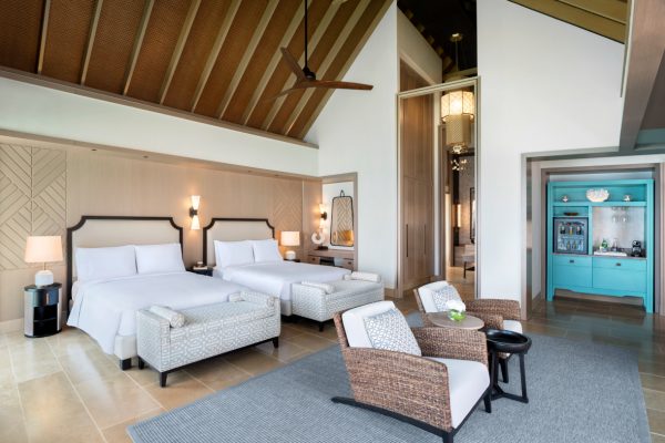 waldorf-astoria-maldives-ithaafushi-two-and-three-bedroom-villa-queen-bedded-bedroom-Maledivenexperte
